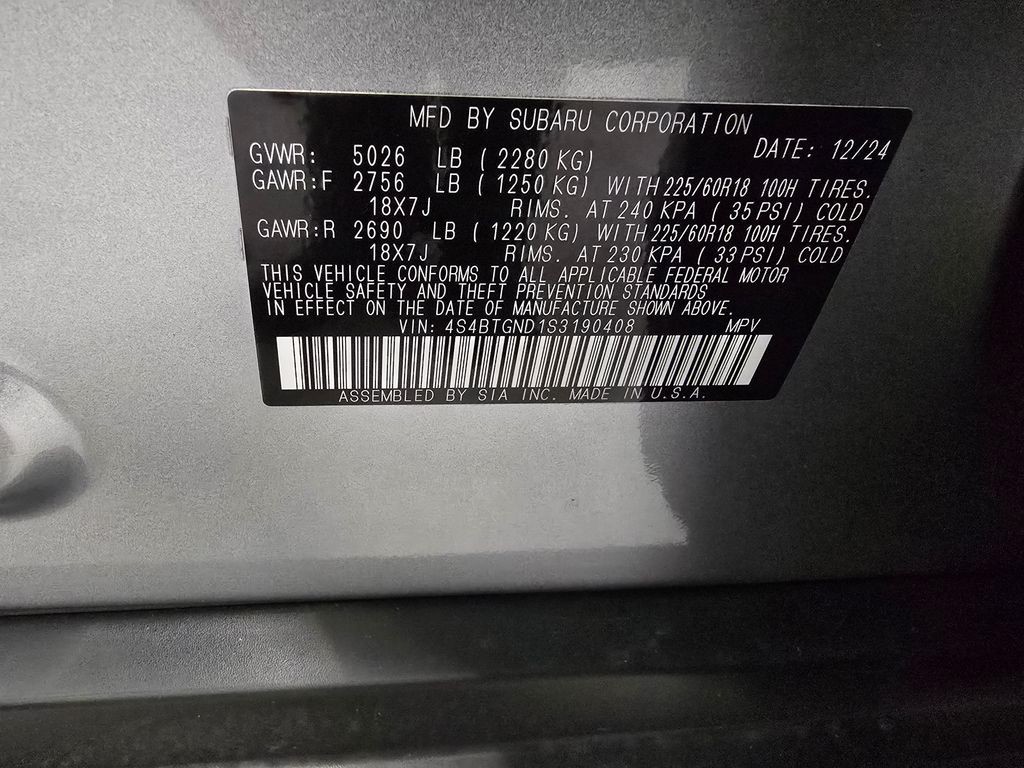 Used 2025 Silver Subaru Limited XT image 14