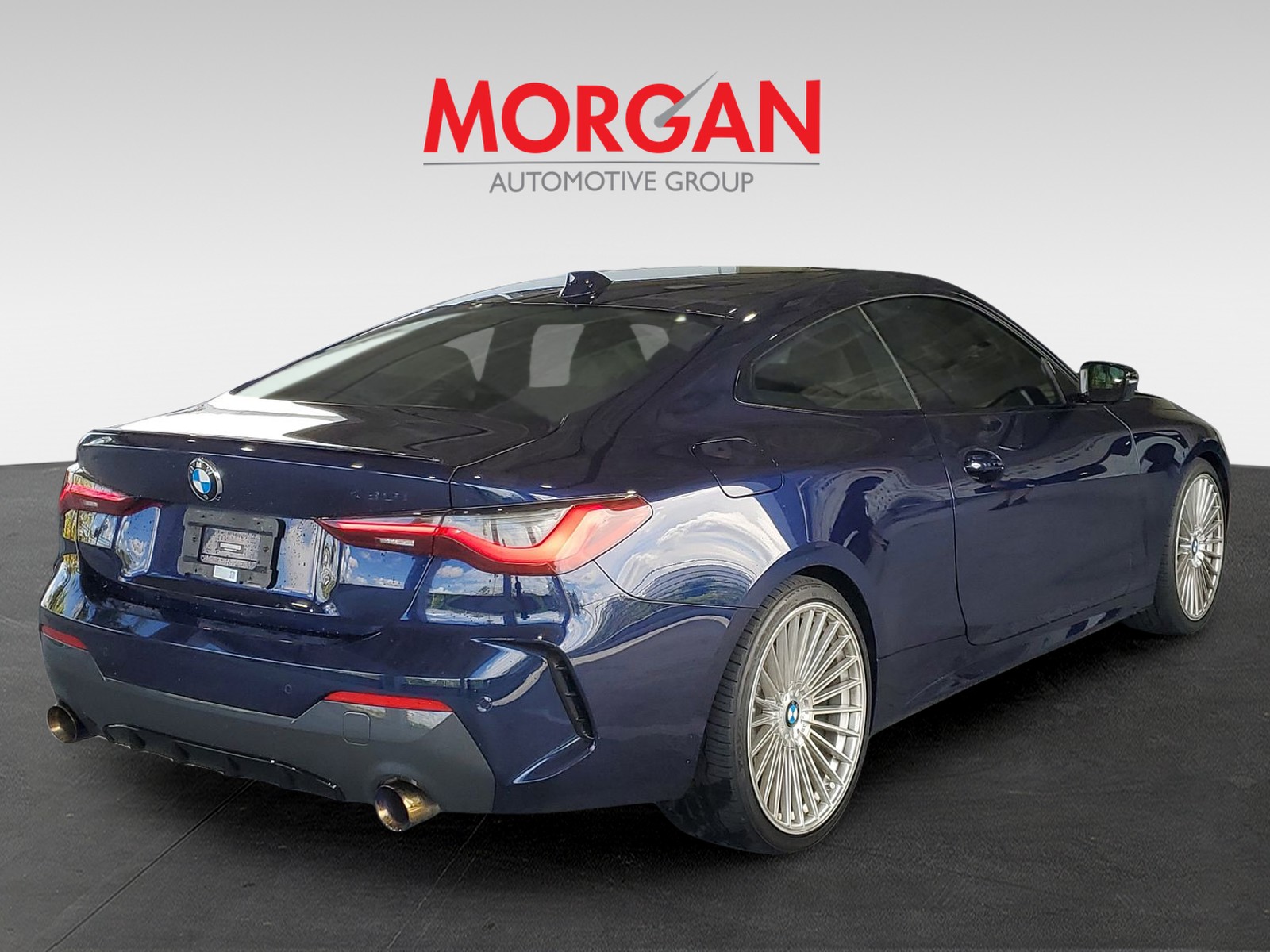 Used 2022 Tanzanite Blue II Metallic BMW 430i image 2