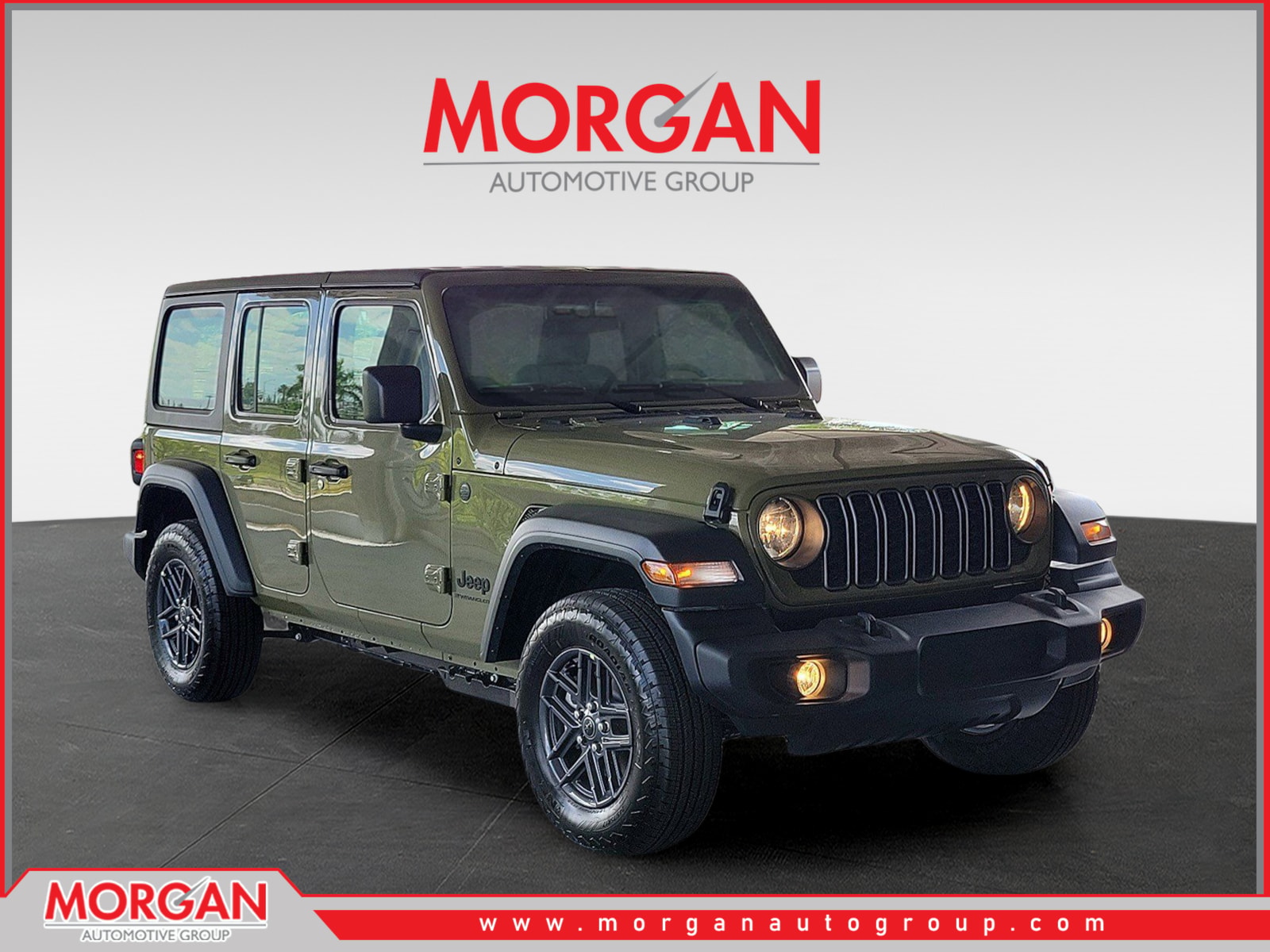 2026 Jeep Wrangler Sport in 41 — front three-quarter view