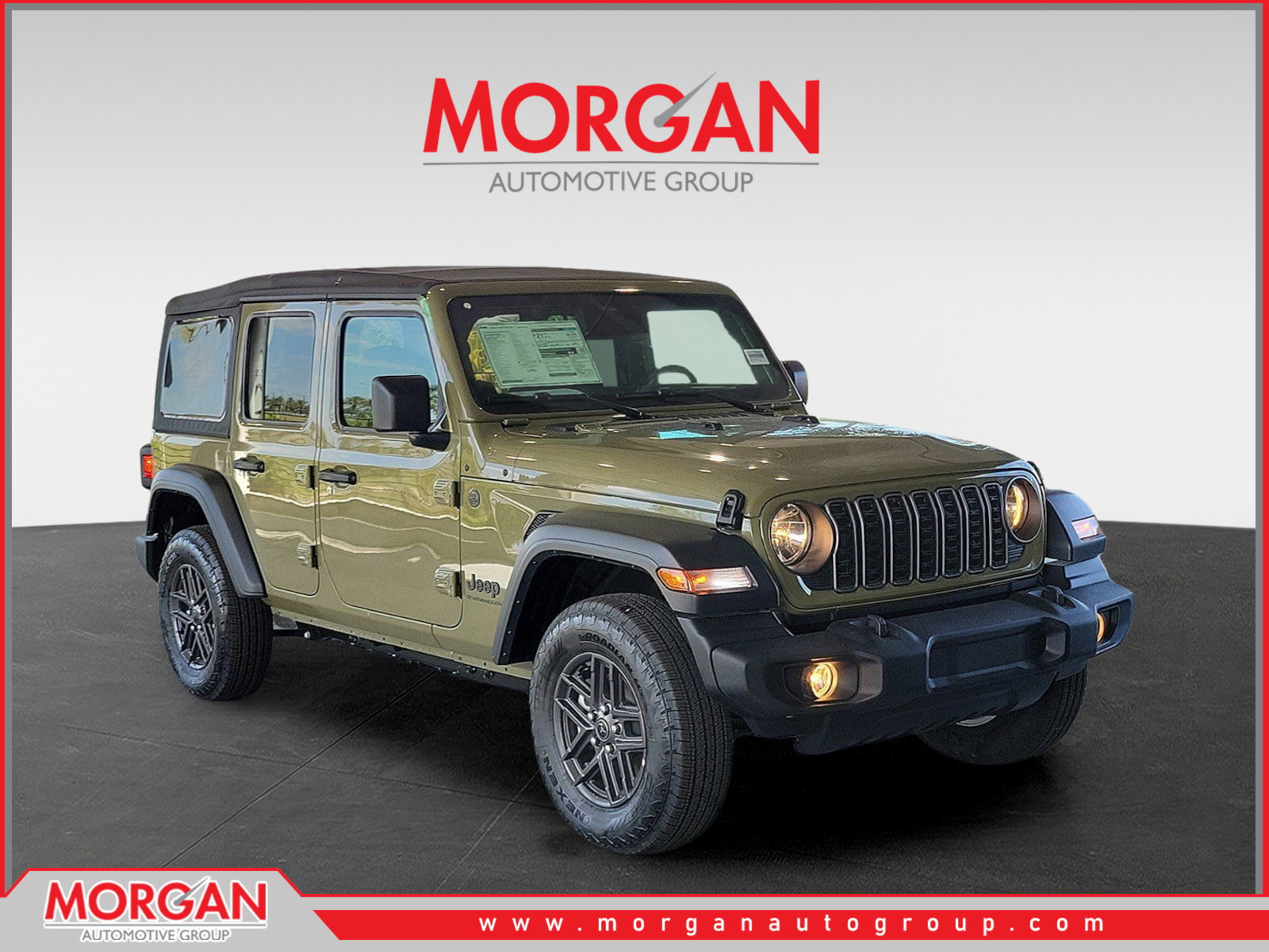 2026 Jeep Wrangler Sport S in 41 — front three-quarter view