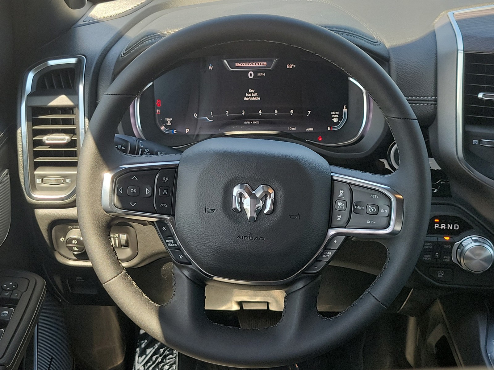 New 2026 Diamond Black Crystal Pearlcoat Ram Laramie image 13