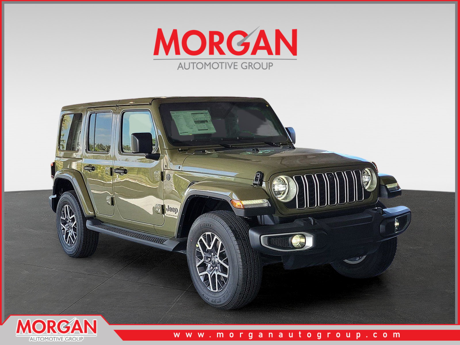 2026 Jeep Wrangler Sahara in 41 — front three-quarter view