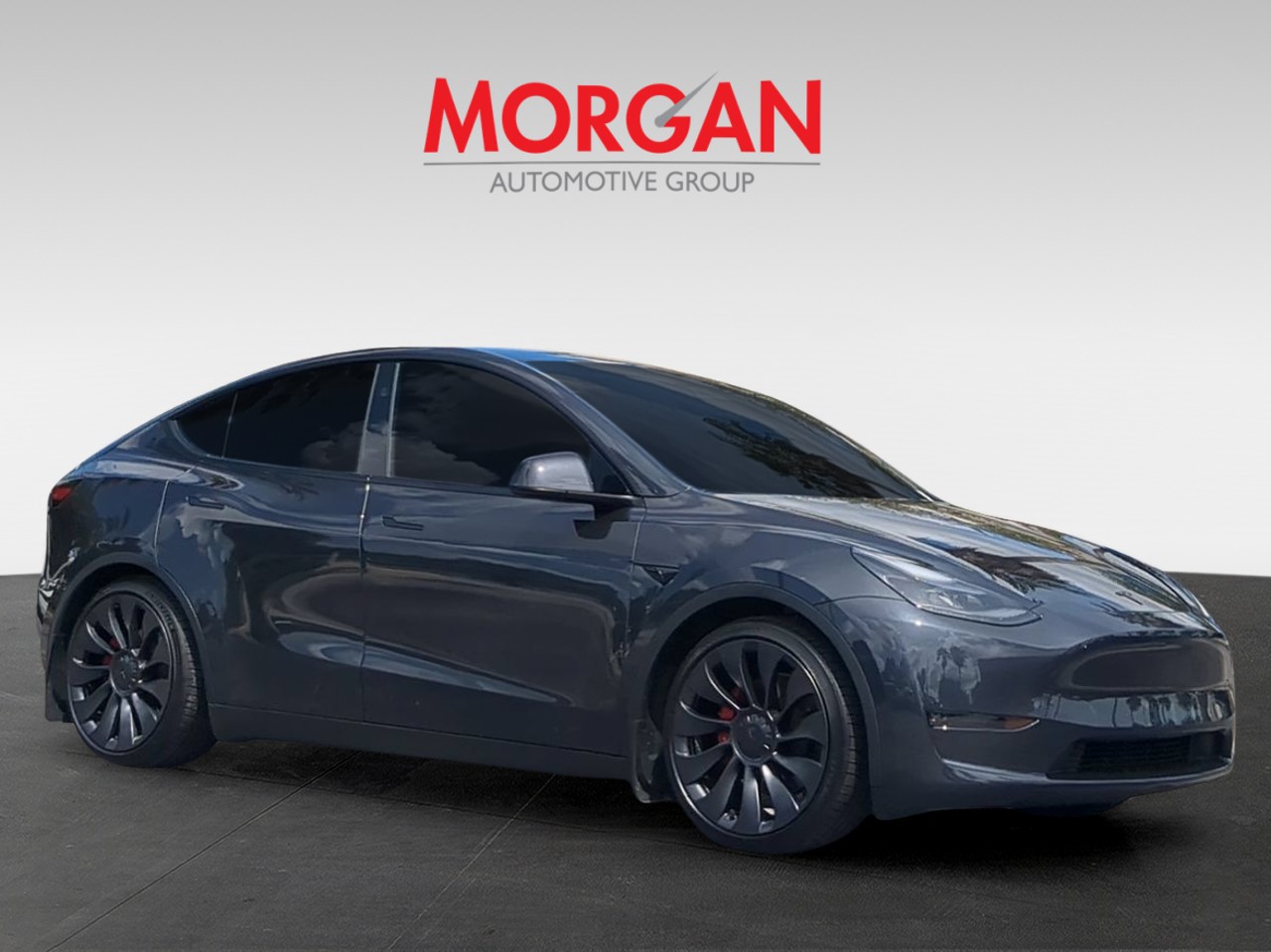 Used 2024 Gray Tesla Performance image 2