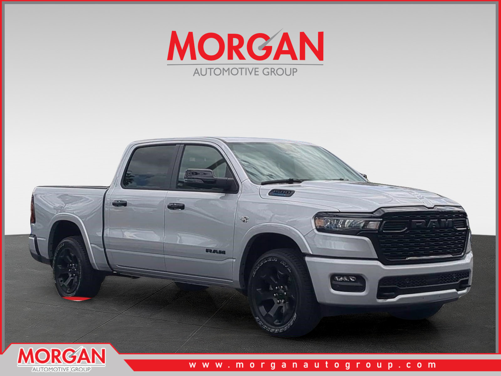 2026 Ram 1500 Big Horn/Lone Star in Silver — front three-quarter view