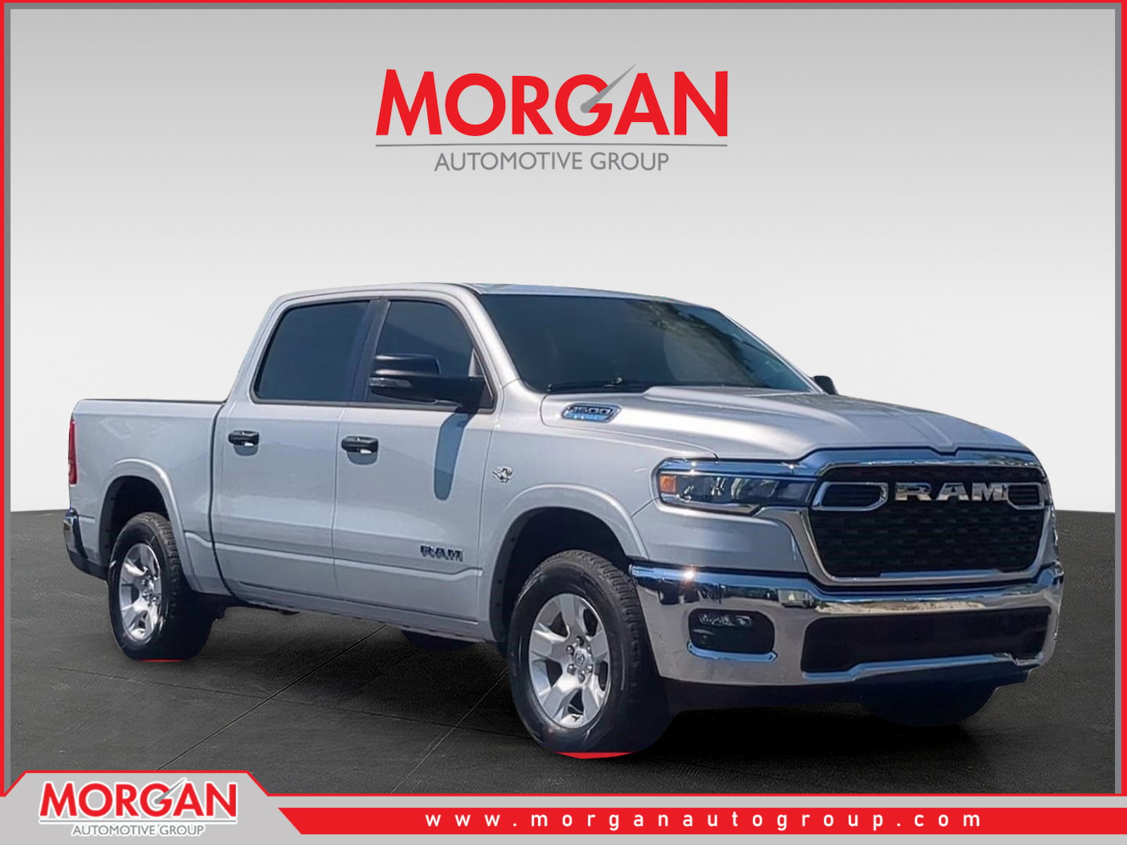 2026 Ram 1500 Big Horn/Lone Star in Silver — front three-quarter view
