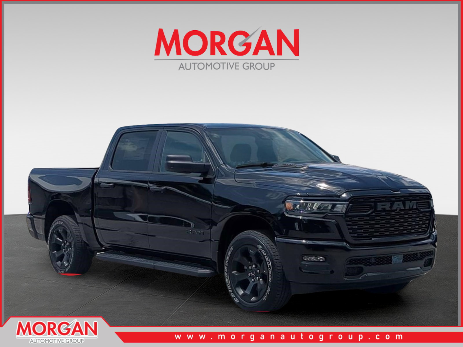 2026 Ram 1500 Express in Black — front three-quarter view