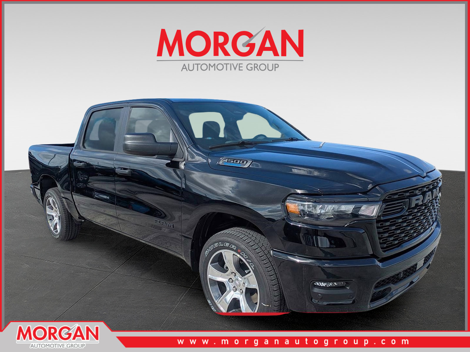 2026 Ram 1500 Express in Black — front three-quarter view