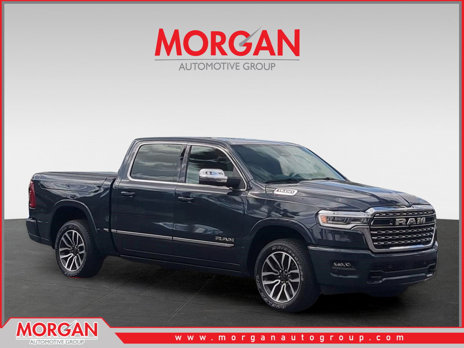 2026 Ram 1500 Limited in Blue — front three-quarter view