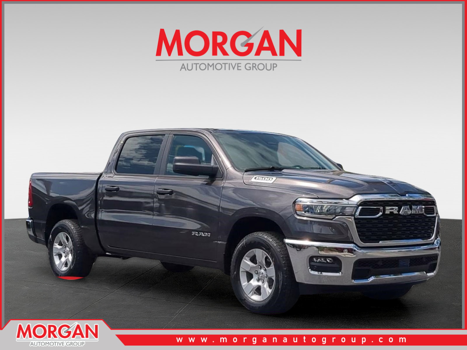 2026 Ram 1500 Big Horn/Lone Star in Gray — front three-quarter view