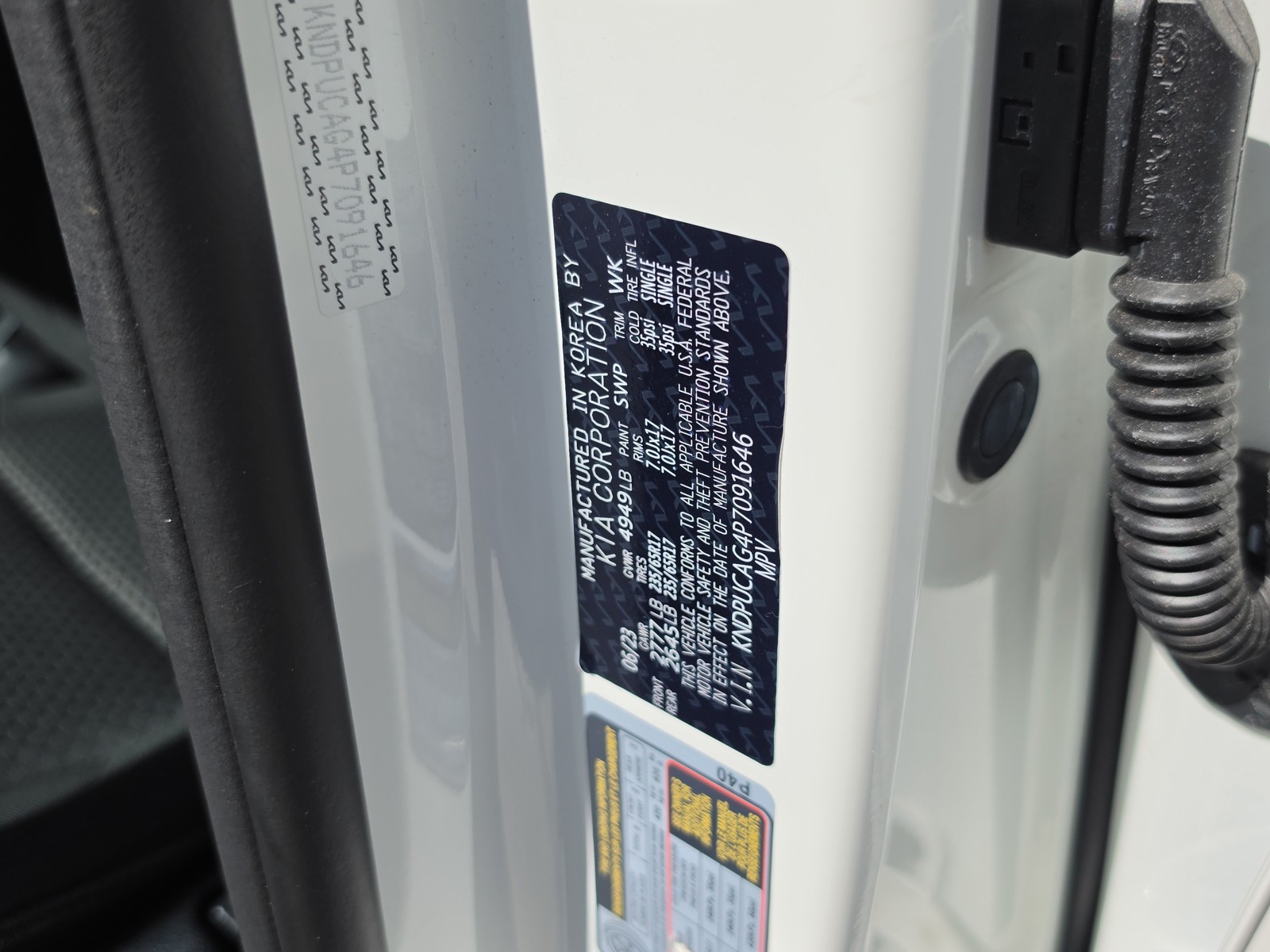 Certified Used 2023 Snow White Pearl Kia LX image 30