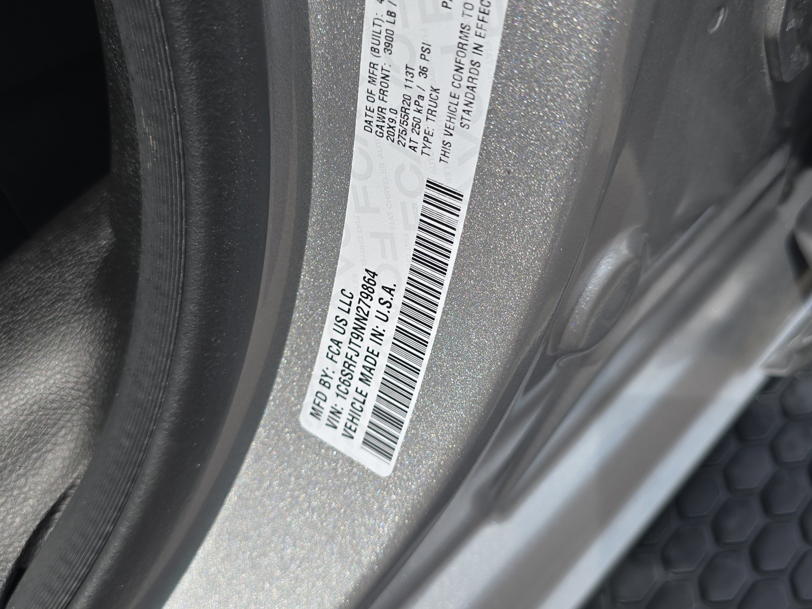 Used 2022 Billet Silver Metallic Clearcoat Ram Laramie image 32