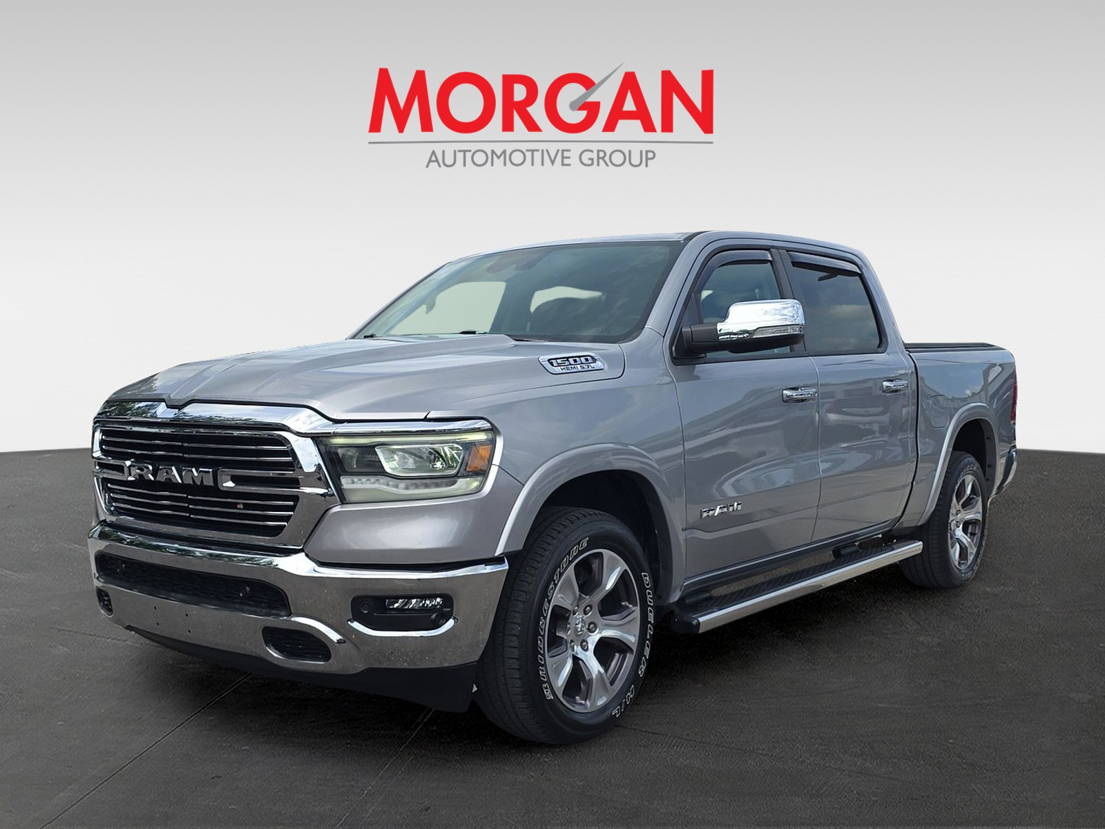 Used 2022 Billet Silver Metallic Clearcoat Ram Laramie image 3