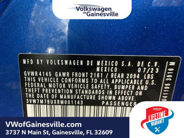 Certified Used 2024 Blue Volkswagen 1.5T SE image 28