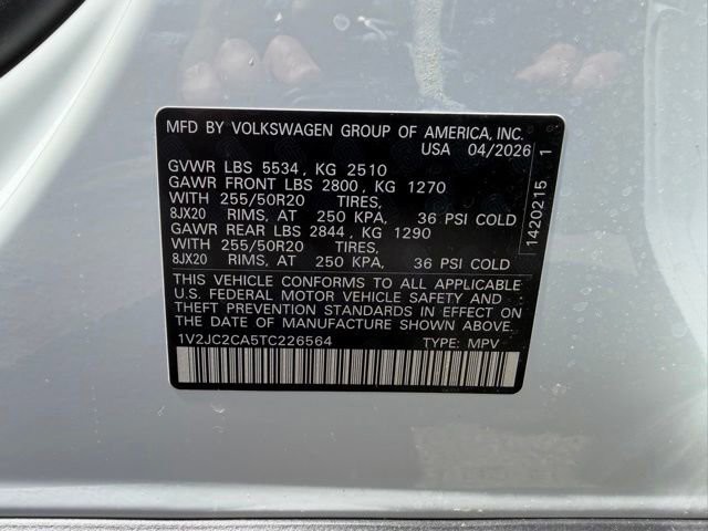 New 2026 White Volkswagen SE w/Technology image 25