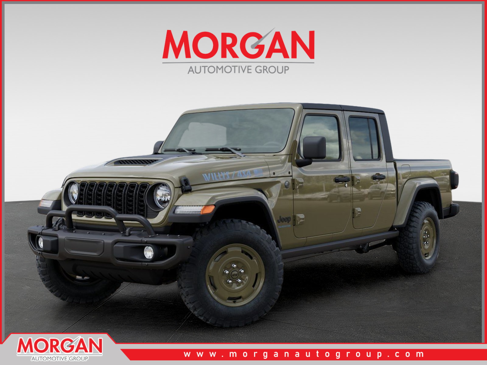 2026 Jeep Gladiator Willys — front three-quarter view