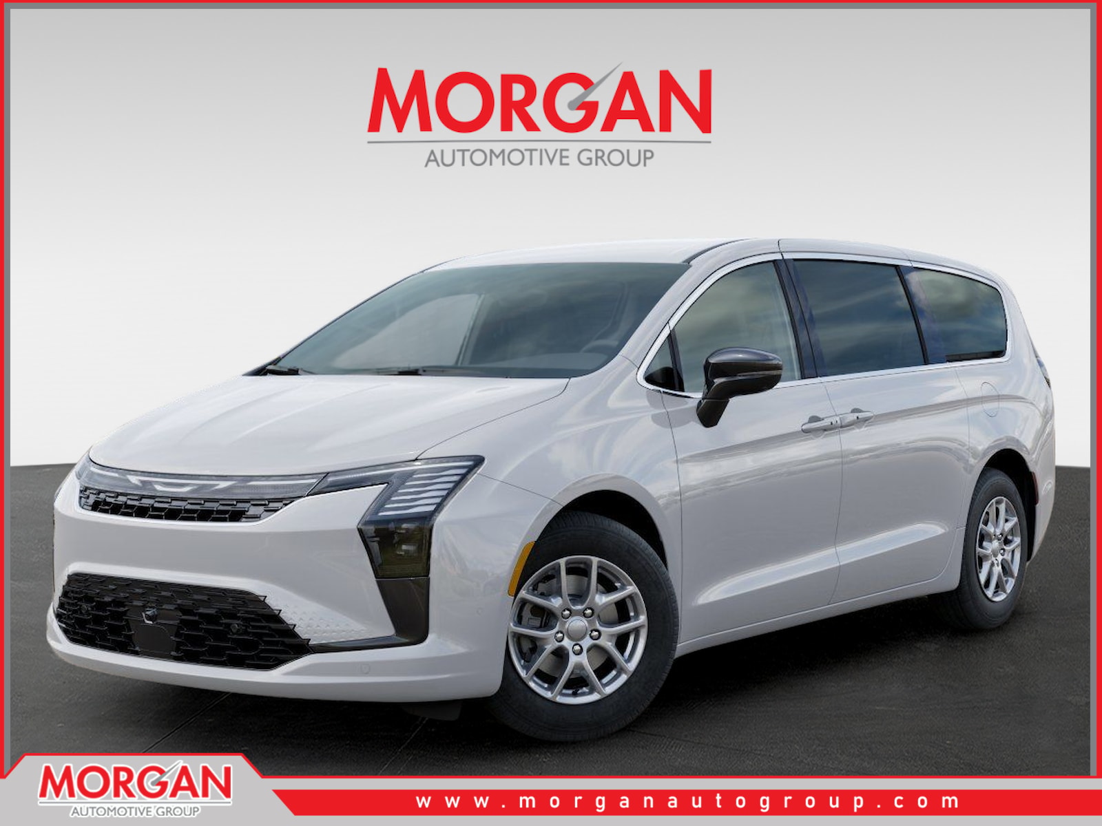 car white chrysler minivan