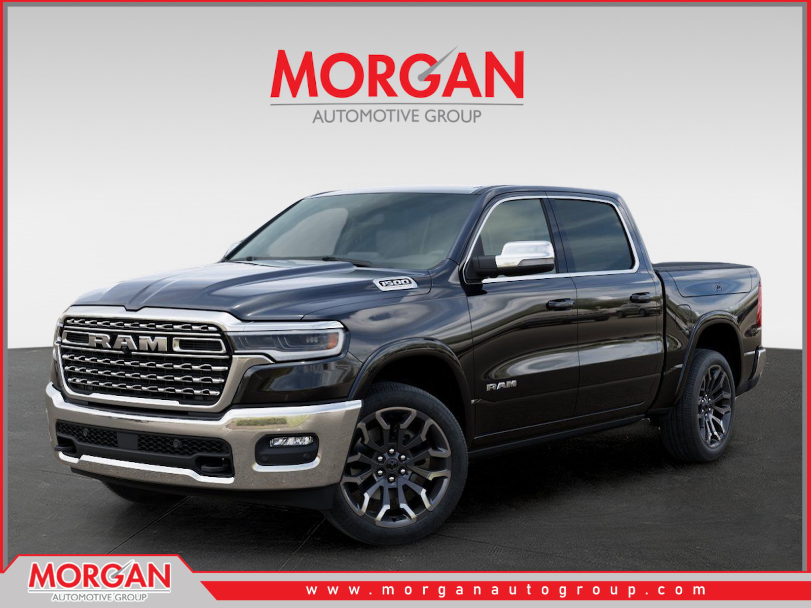 2026 Ram 1500 Limited in Black — front three-quarter view