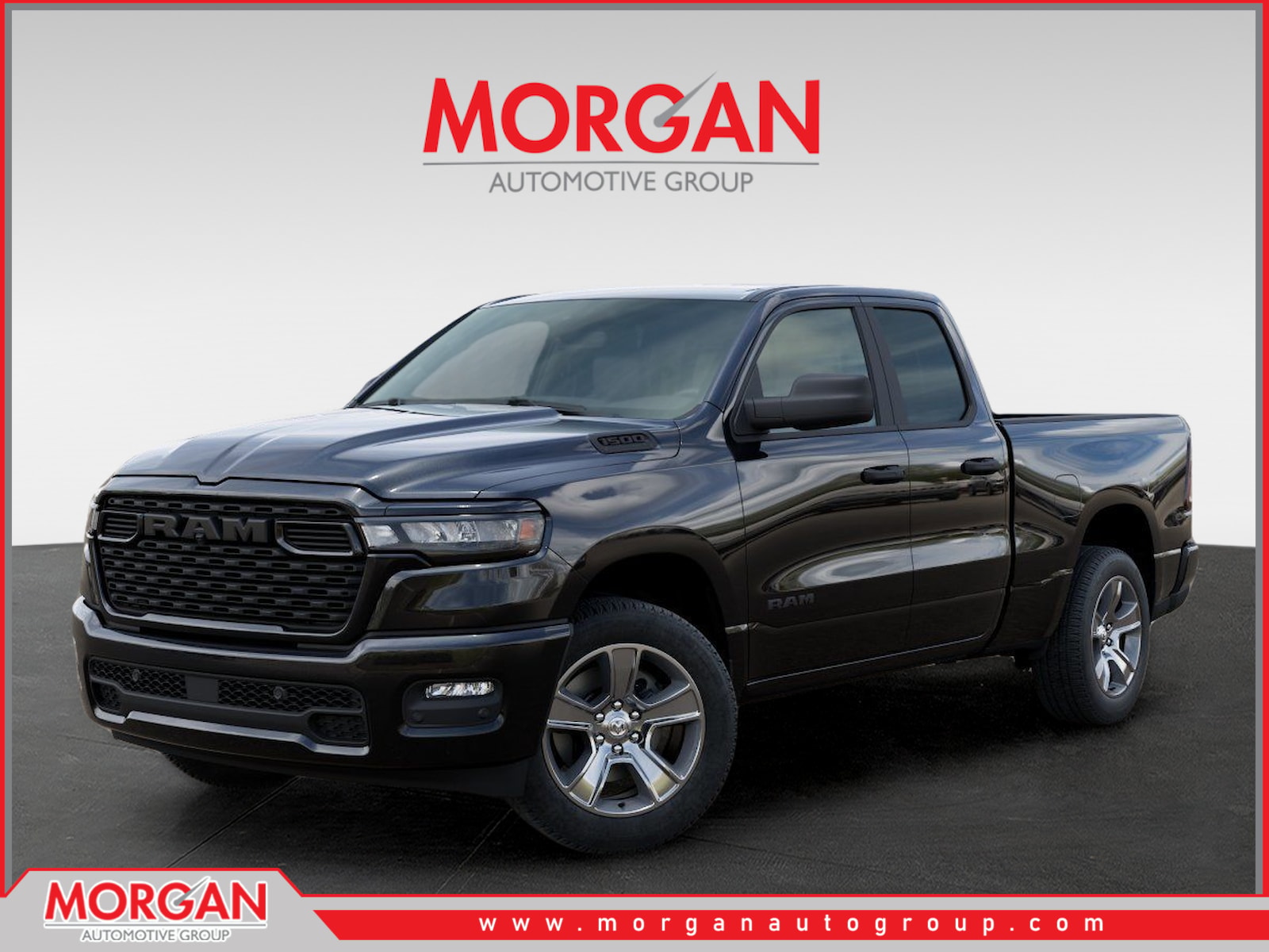 2026 Ram 1500 Express in Black — front three-quarter view