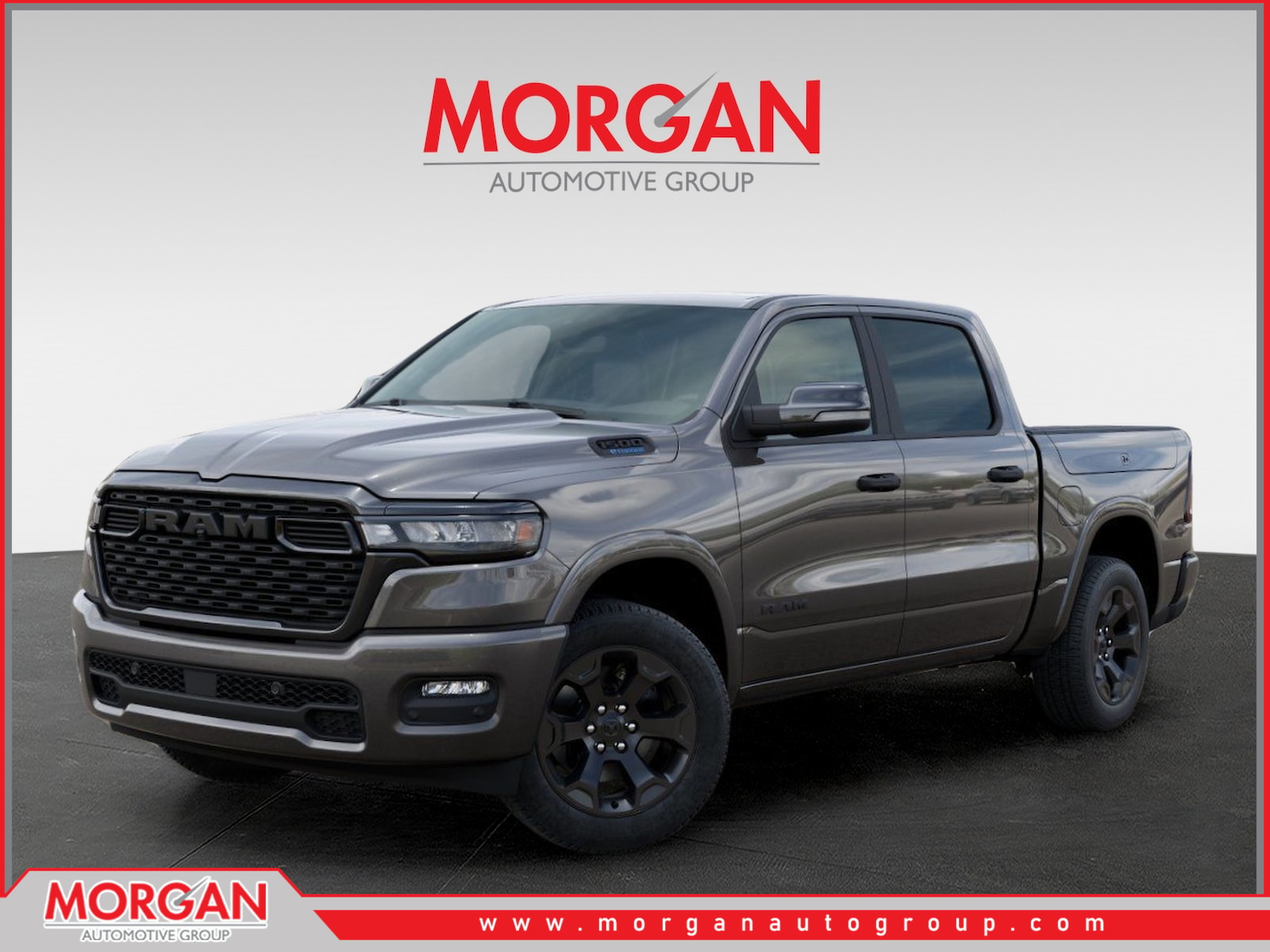 2026 Ram 1500 Big Horn/Lone Star in Gray — front three-quarter view