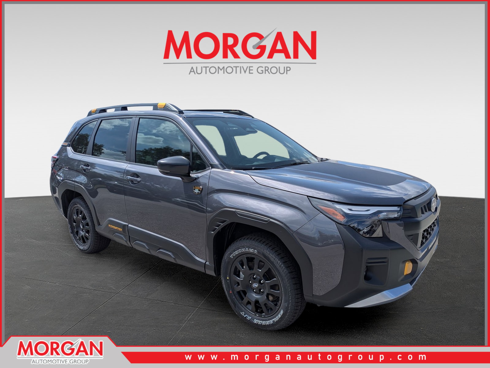 2026 Subaru Forester Wilderness in Magnetite Gray Metallic — front three-quarter view