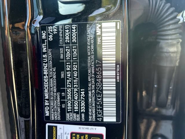 Used 2025 Obsidian Black Metallic Mercedes-Benz GLS 450 image 23