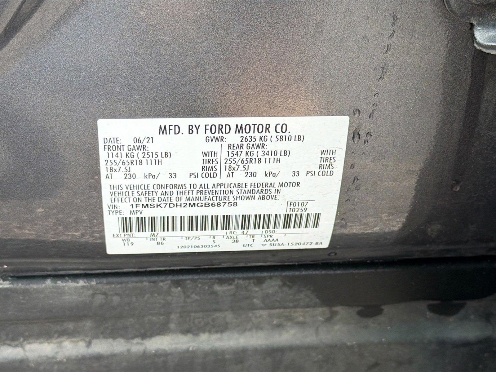 Used 2021 Gray Metallic Ford XLT image 41