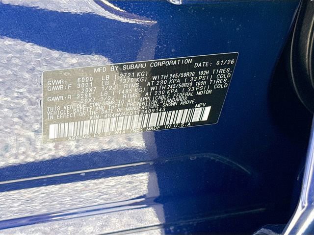 New 2026 Sapphire Blue Pearl Subaru Touring image 43