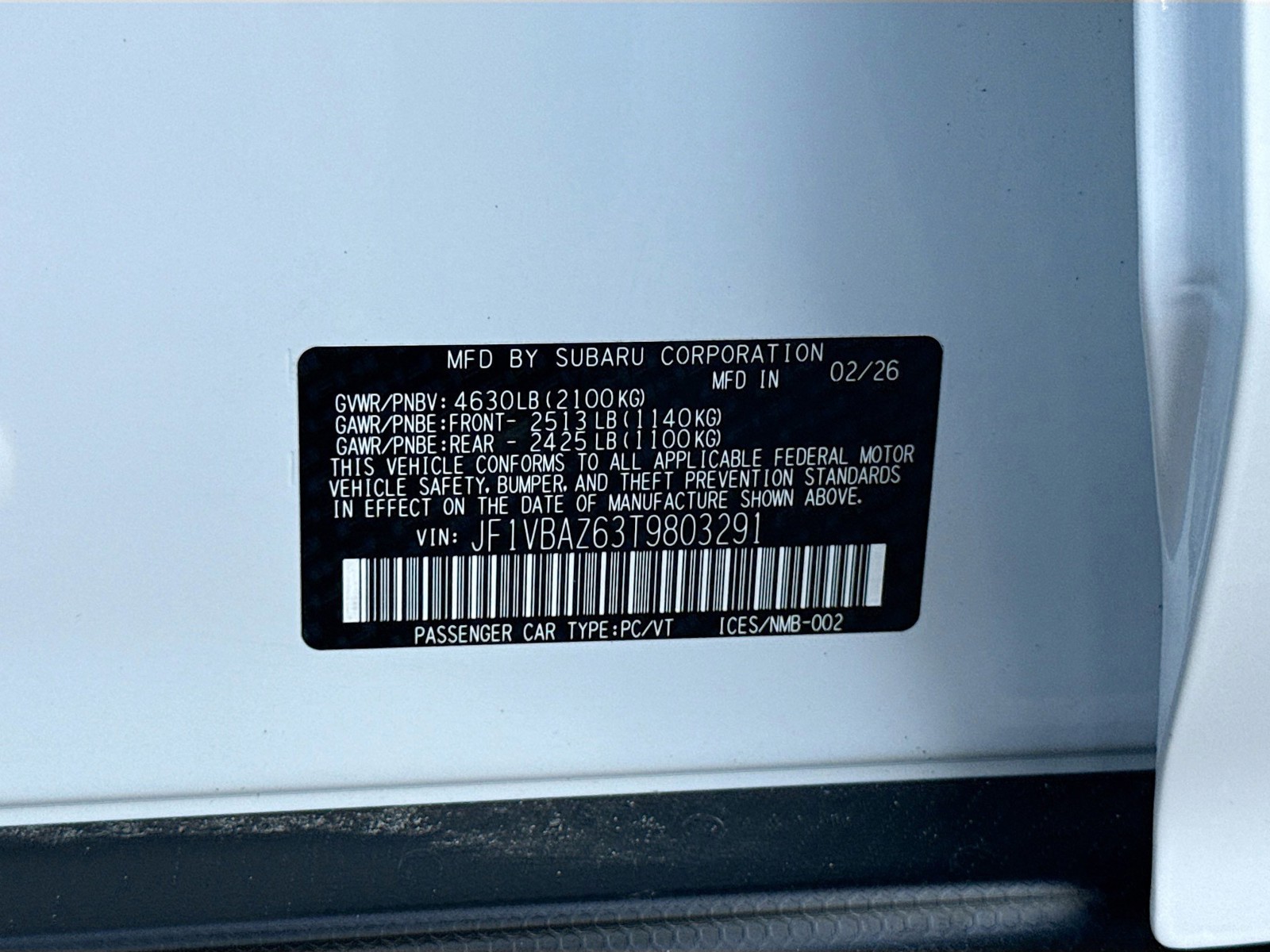 New 2026 Ceramic White Subaru tS image 39