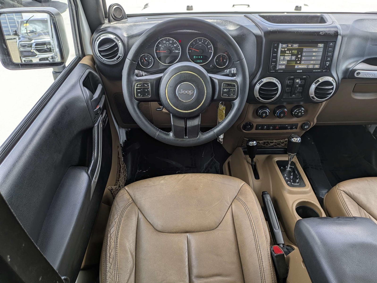 Used 2013 White Jeep Unlimited Sahara image 17