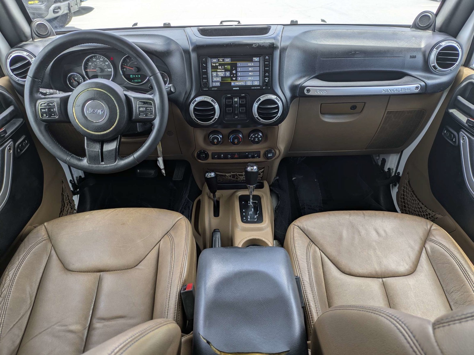 Used 2013 White Jeep Unlimited Sahara image 16