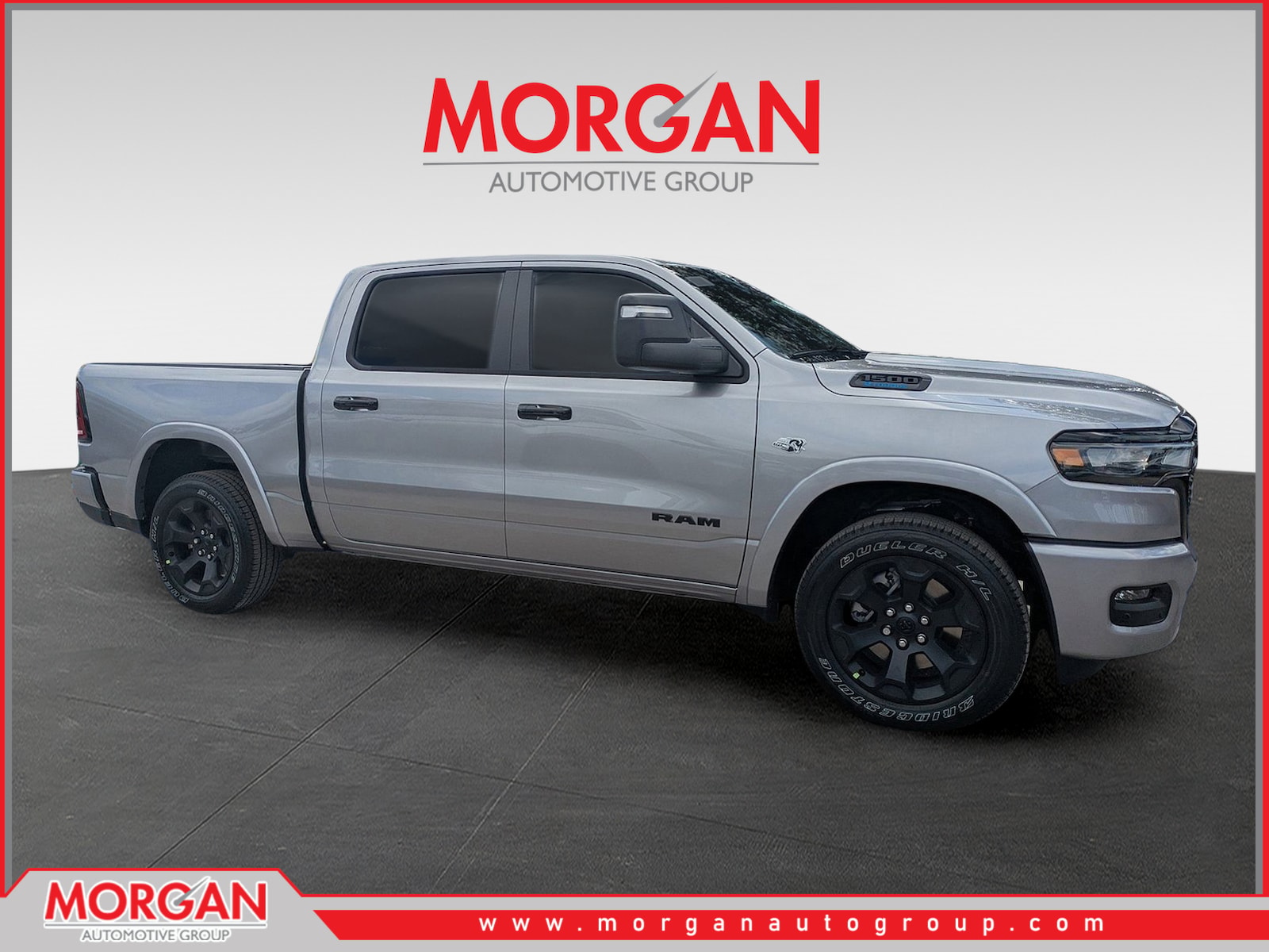 2026 Ram 1500 Big Horn/Lone Star in Silver — front three-quarter view