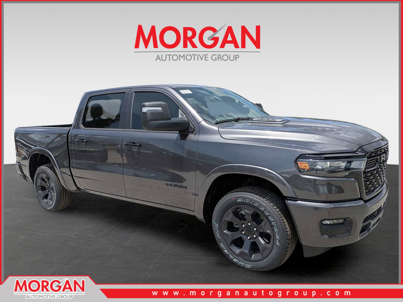 2026 Ram 1500 Big Horn/Lone Star in Gray — front three-quarter view