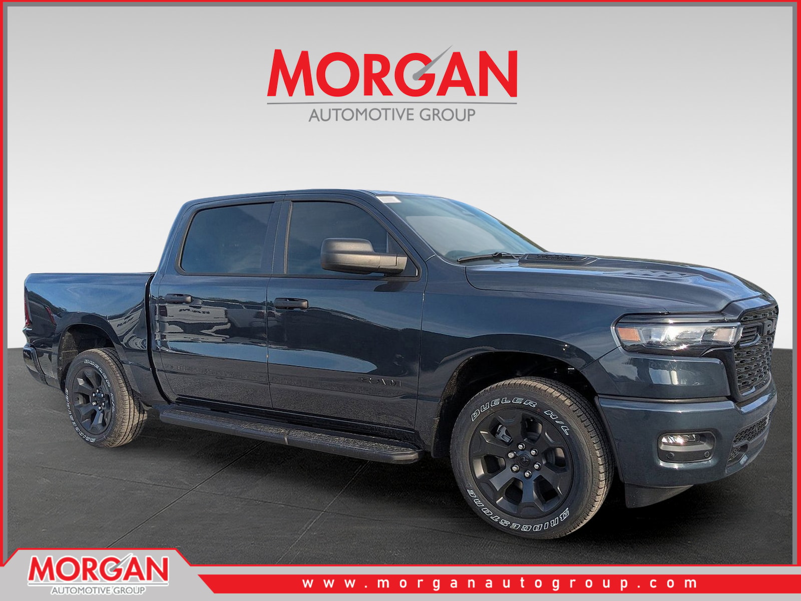 2026 Ram 1500 Express in Blue — front three-quarter view