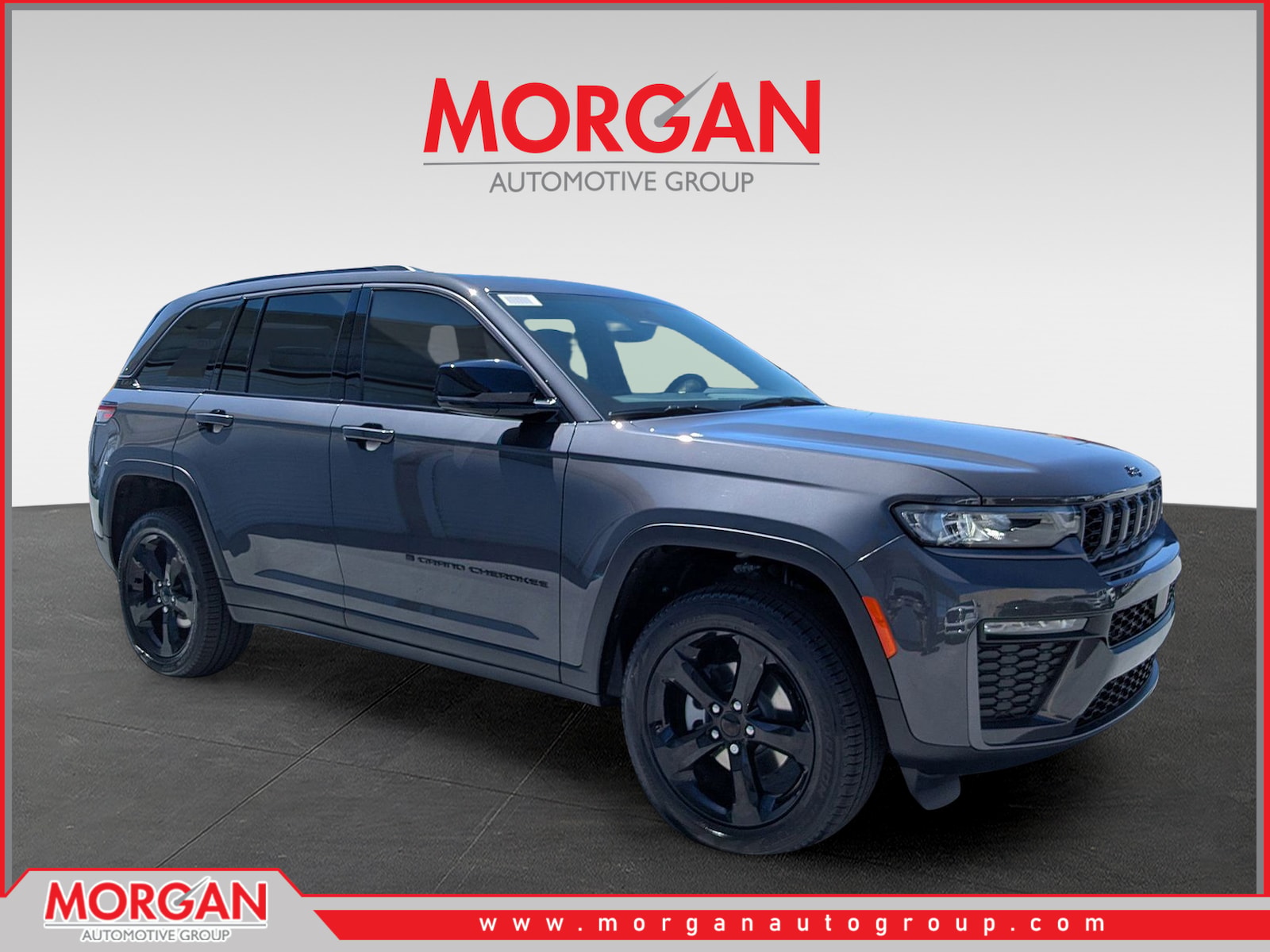 2026 Jeep Grand Cherokee Limited in Gray — front three-quarter view