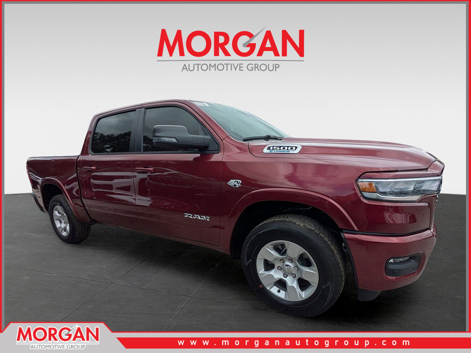 2026 Ram 1500 Big Horn/Lone Star in Red — front three-quarter view