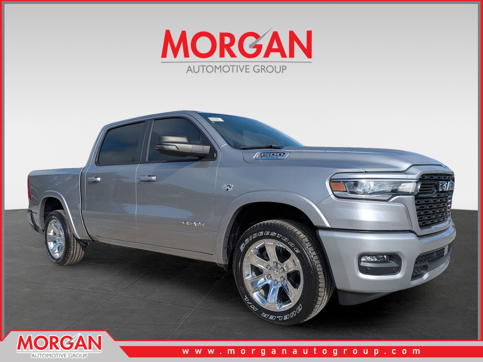 2026 Ram 1500 Big Horn/Lone Star in Silver — front three-quarter view
