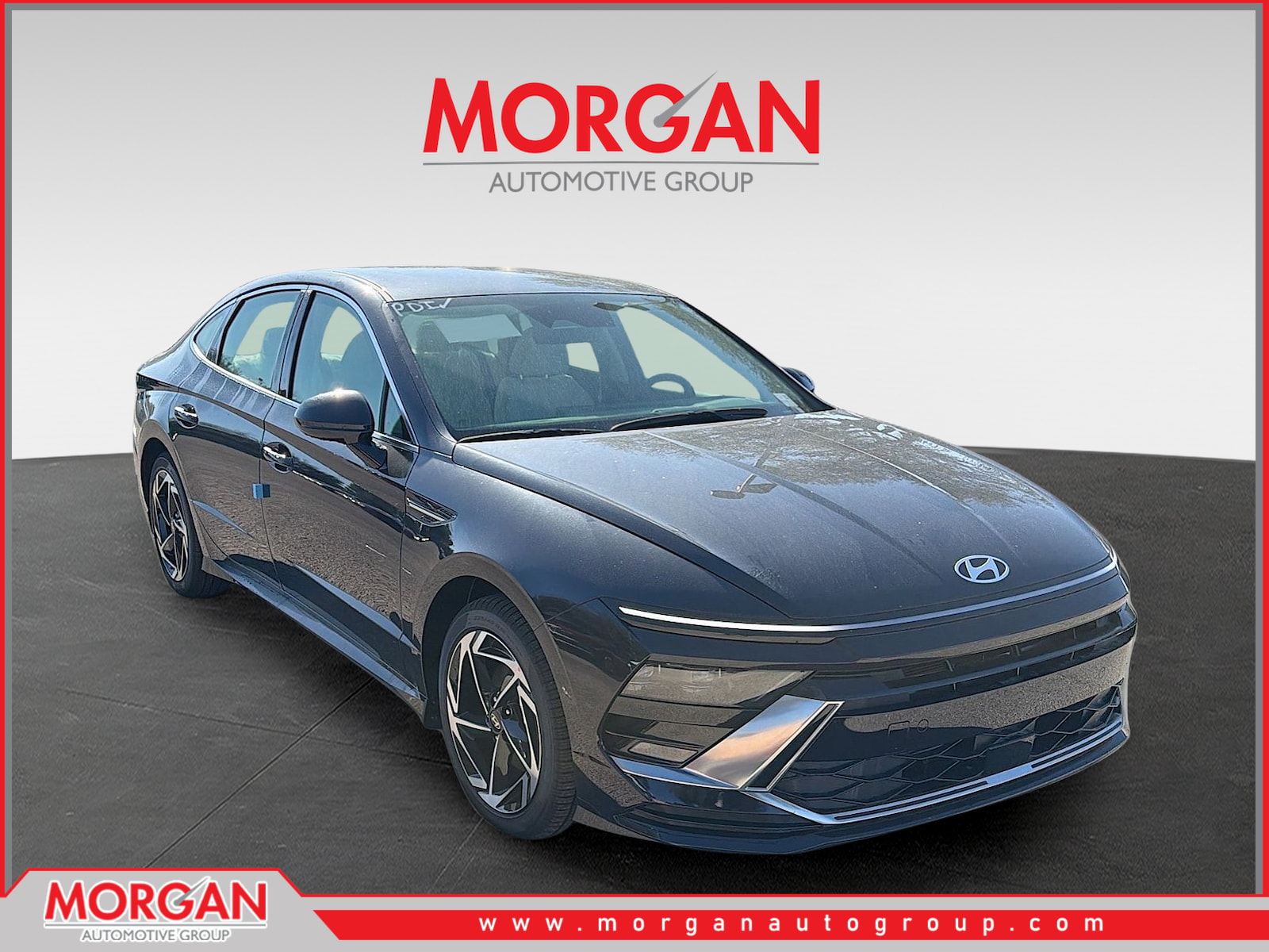 2026 Hyundai SONATA SEL Sport in Carbon Blue — front three-quarter view