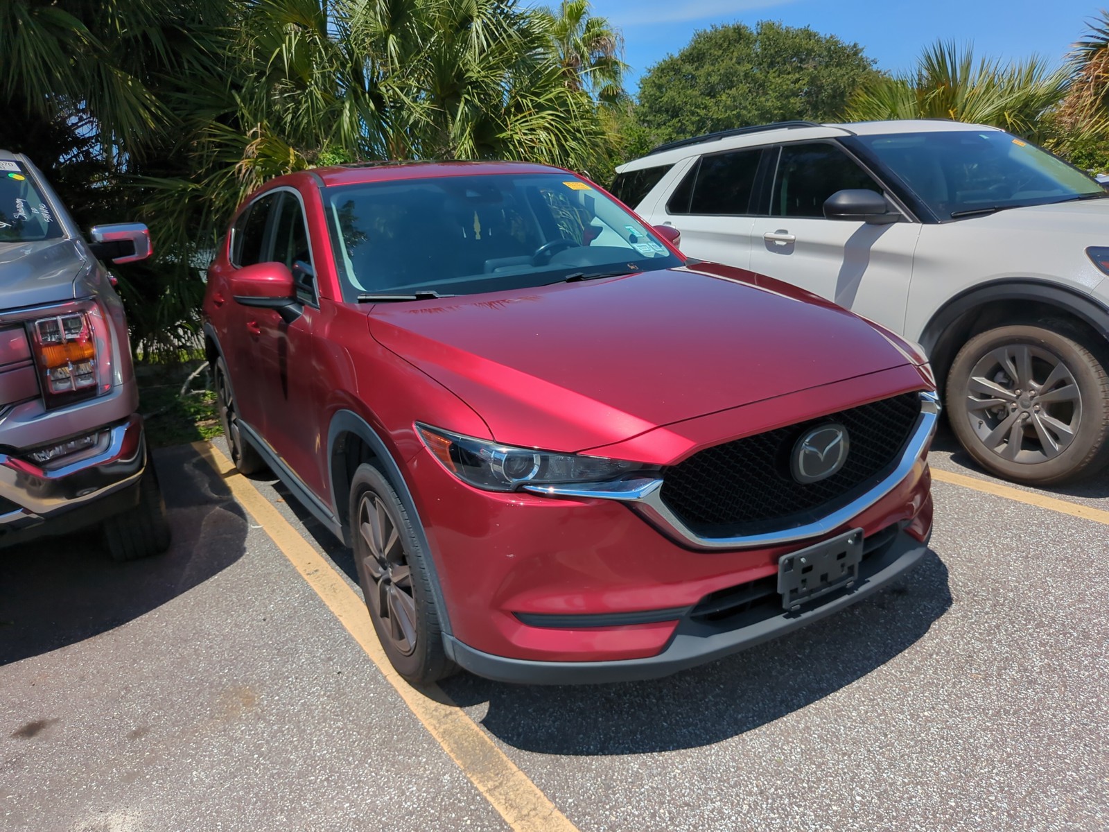 Certified Used 2018 Red Mazda Touring image 2
