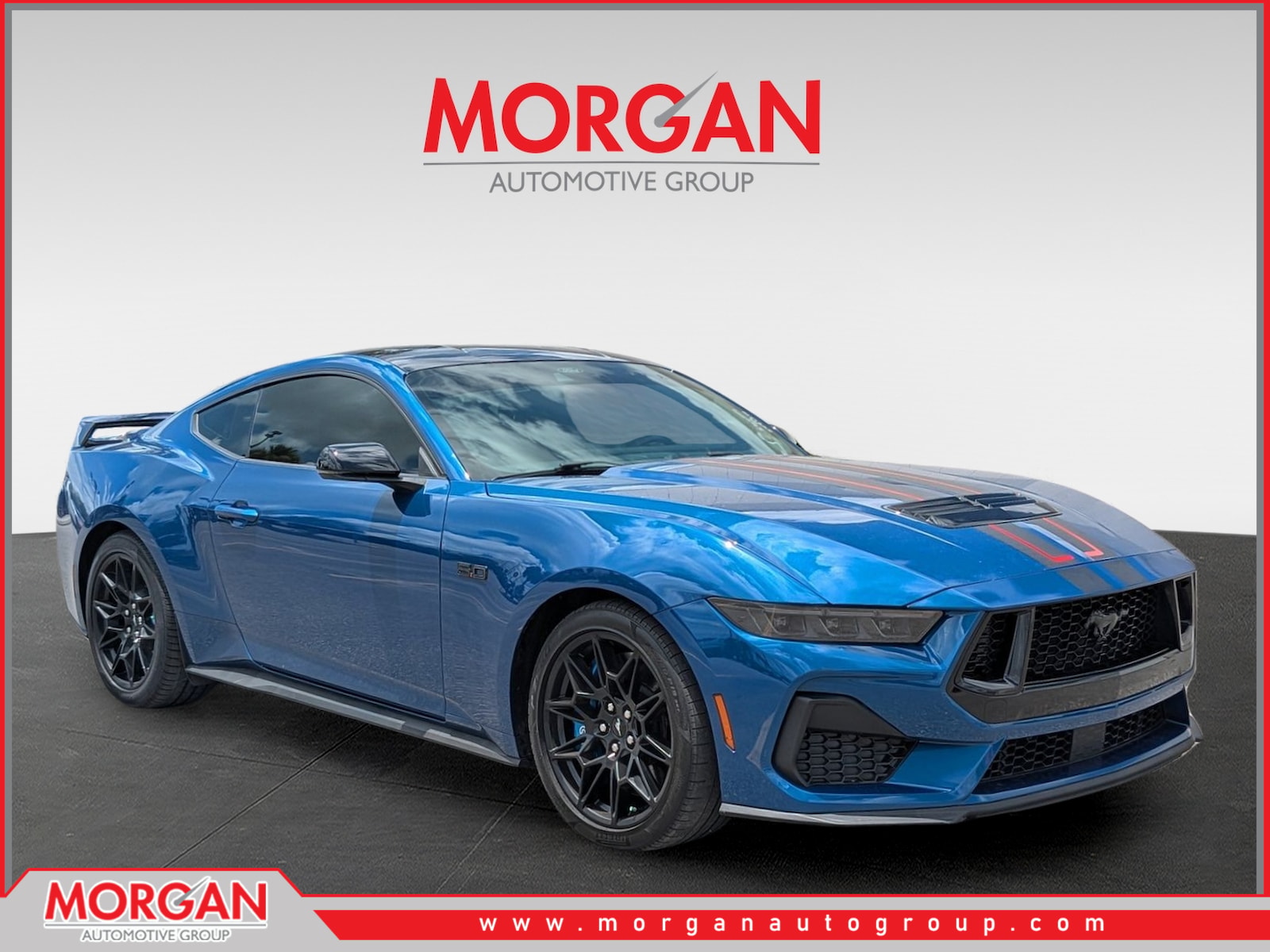 フォード MUSTANG GT メタリックブルー Certified Pre-Owned 2024 Ford Mustang GT Premium 2D Coupe in