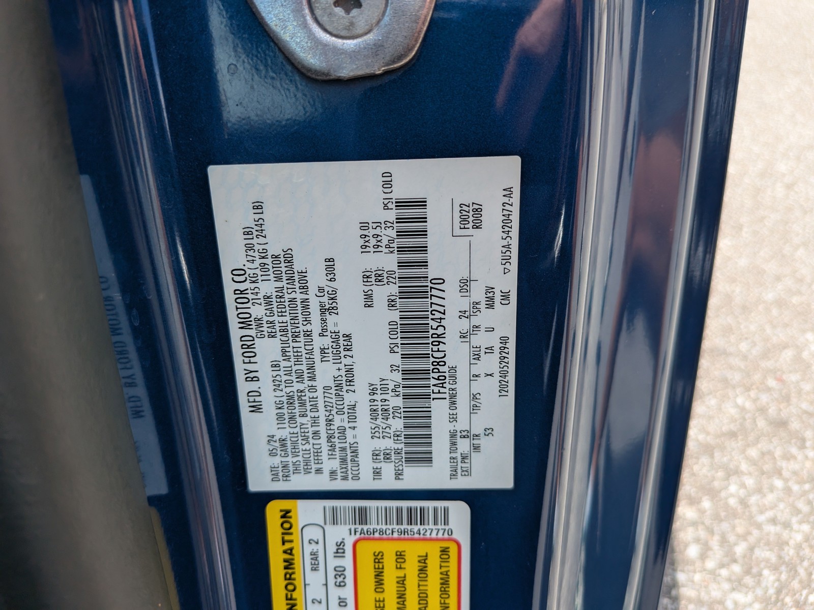 Certified Used 2024 Blue Ford GT Premium image 37
