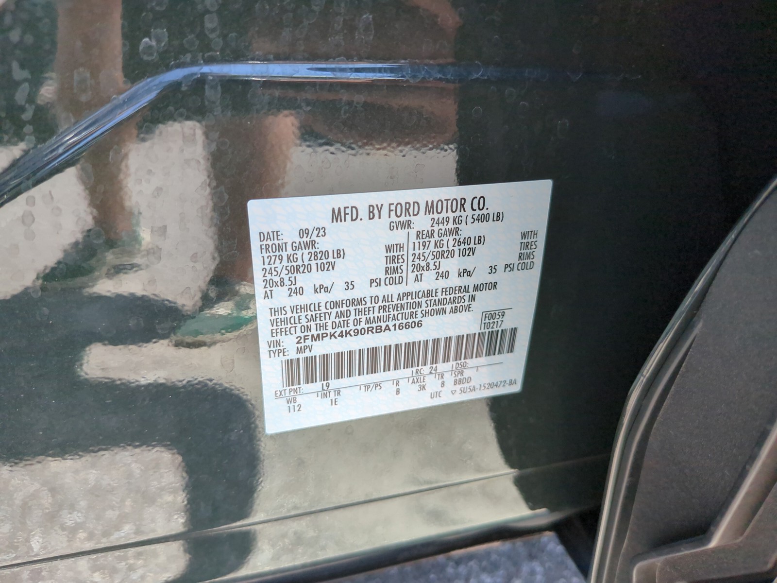 Certified Used 2024 Green Ford Titanium image 34