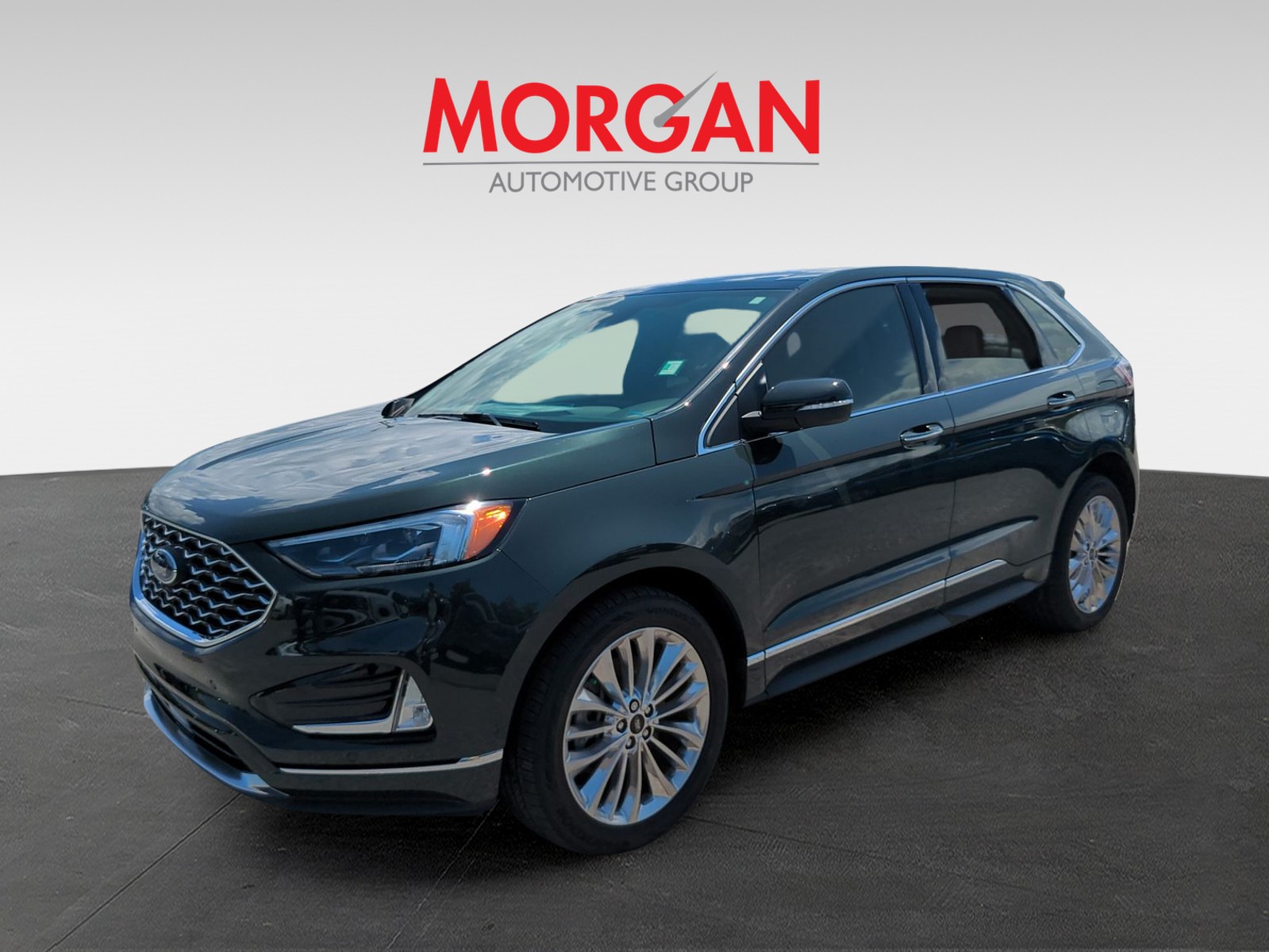 Certified Used 2024 Green Ford Titanium image 3