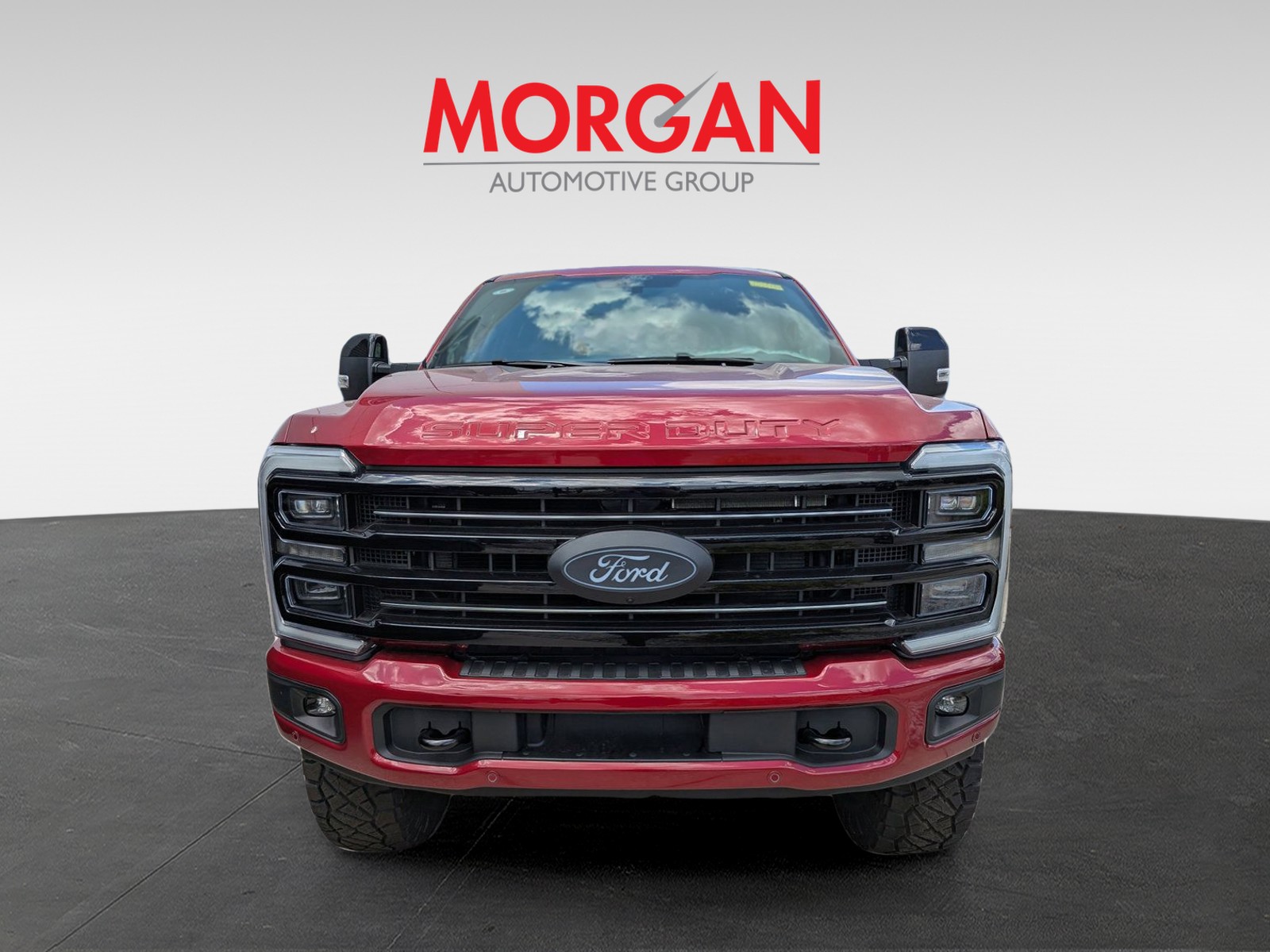 New 2026 Red Ford Platinum LEVELED ON 37