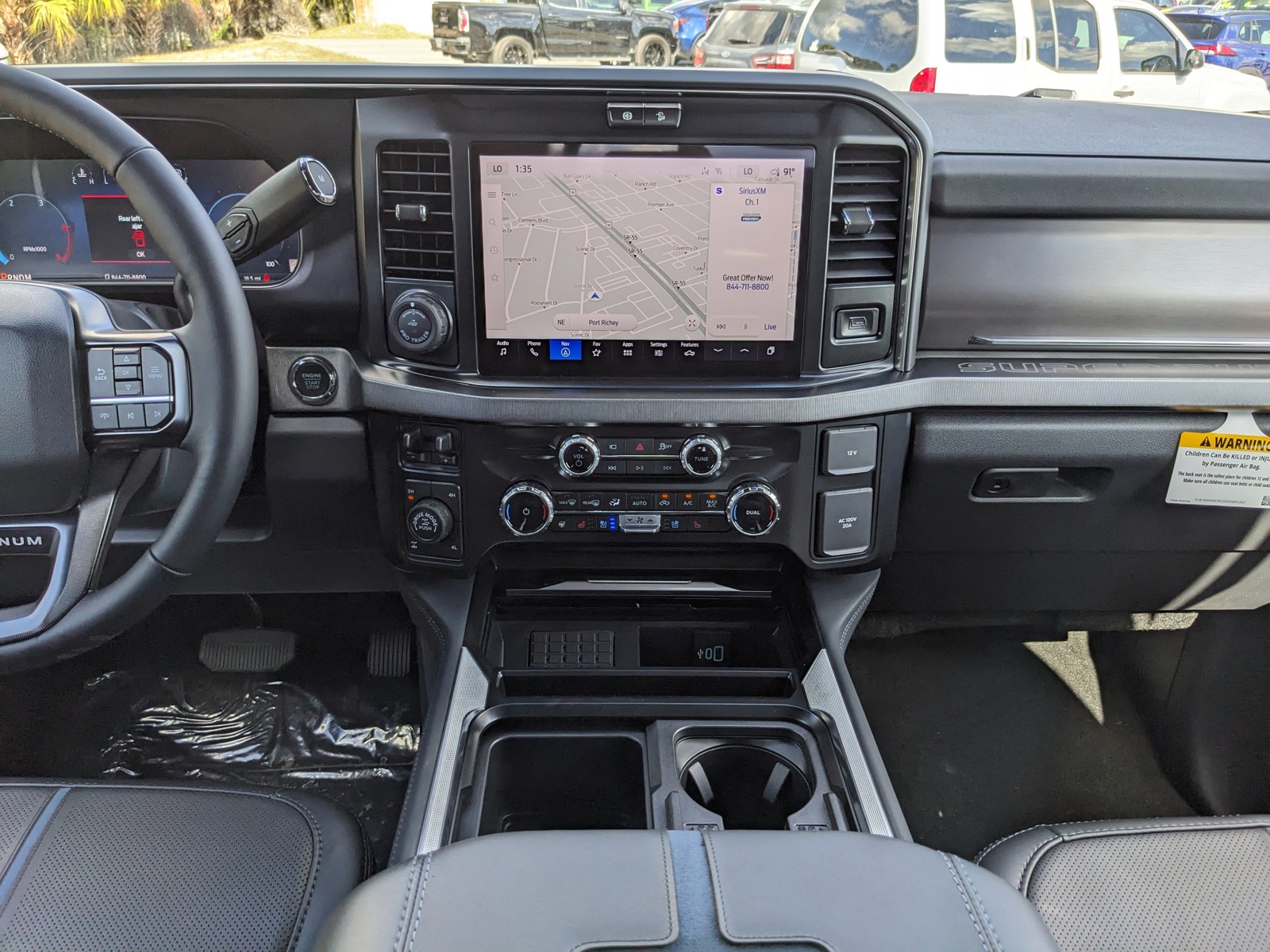 New 2026 Red Ford Platinum LEVELED ON 37