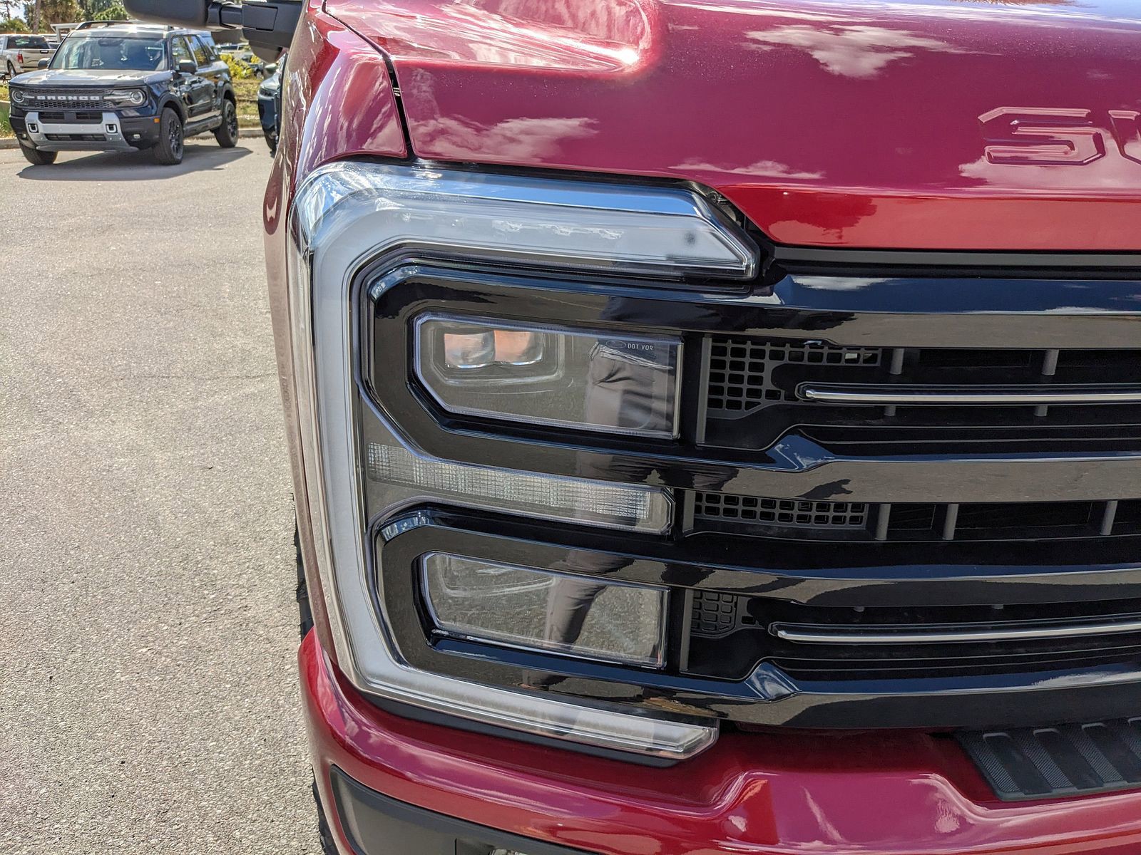 New 2026 Red Ford Platinum LEVELED ON 37