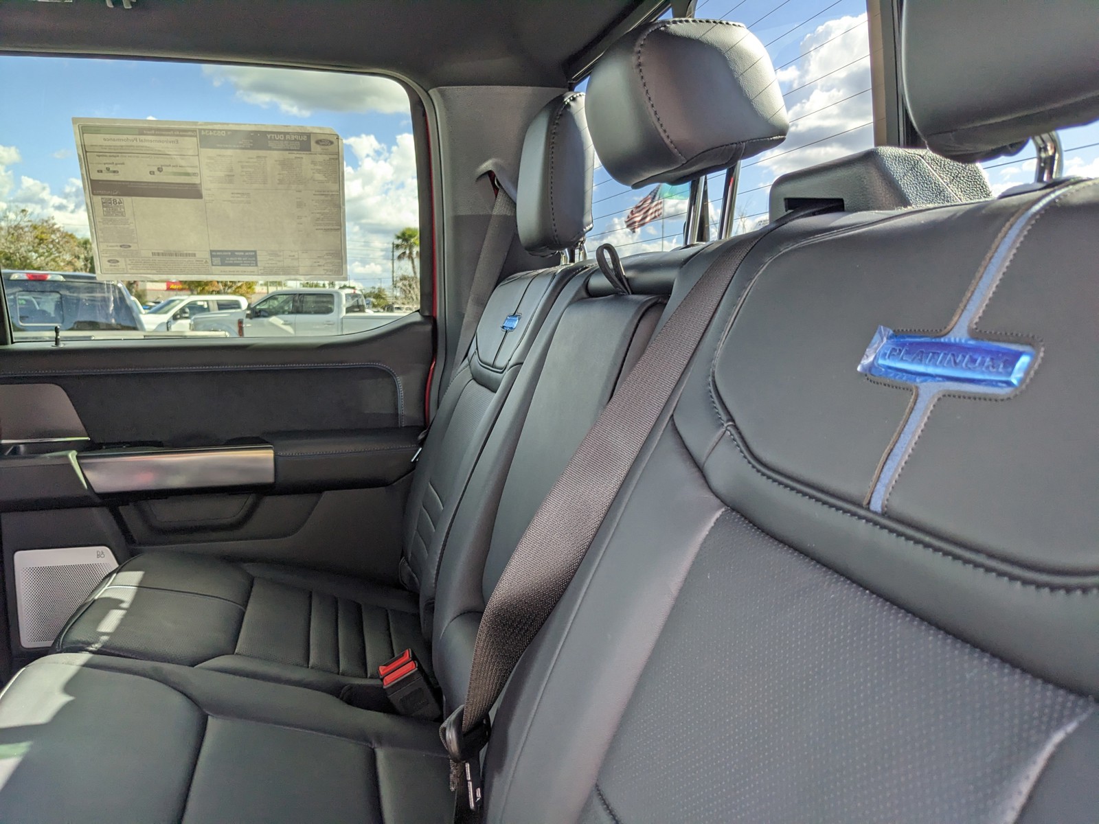 New 2026 Red Ford Platinum LEVELED ON 37