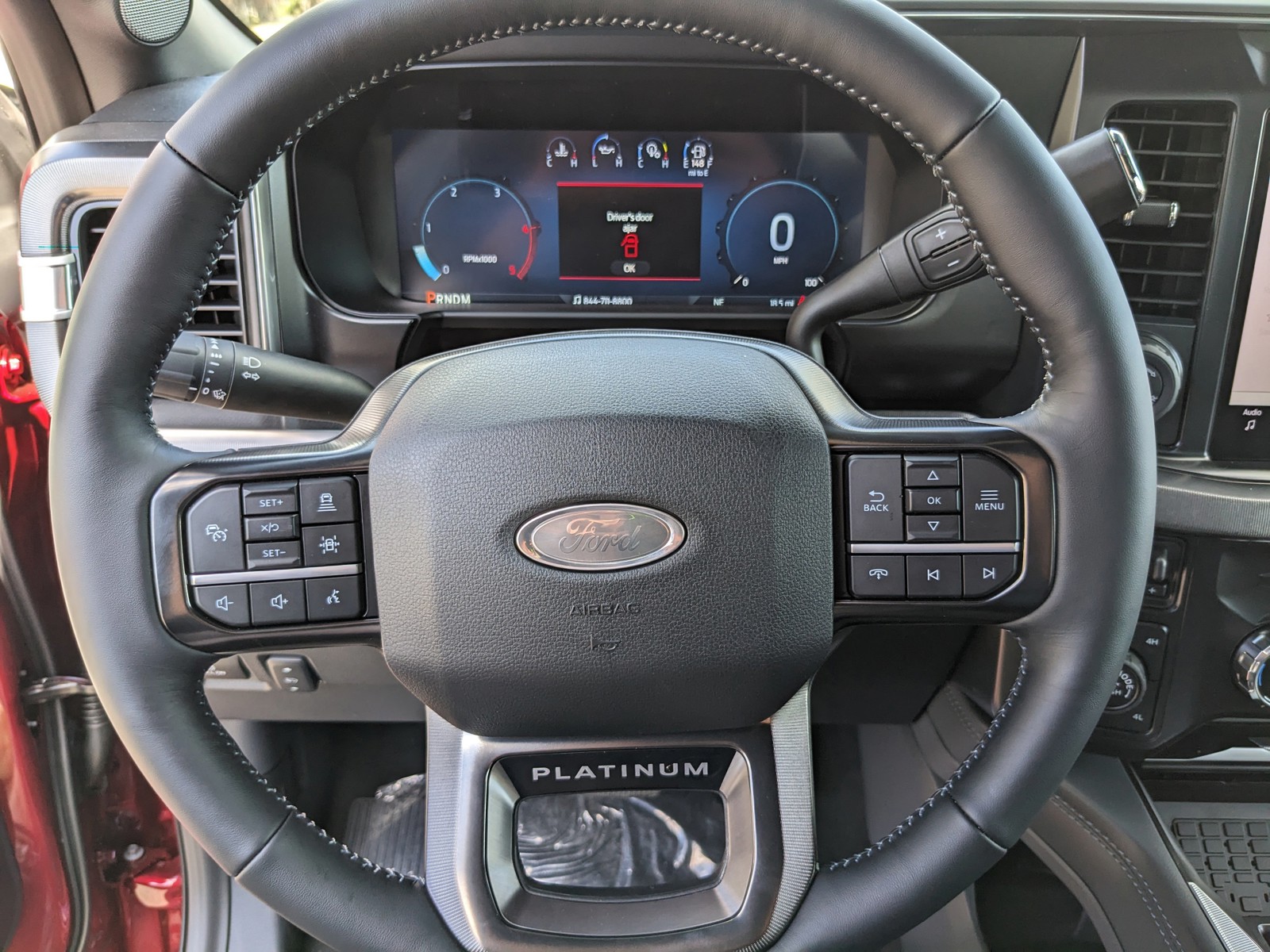 New 2026 Red Ford Platinum LEVELED ON 37