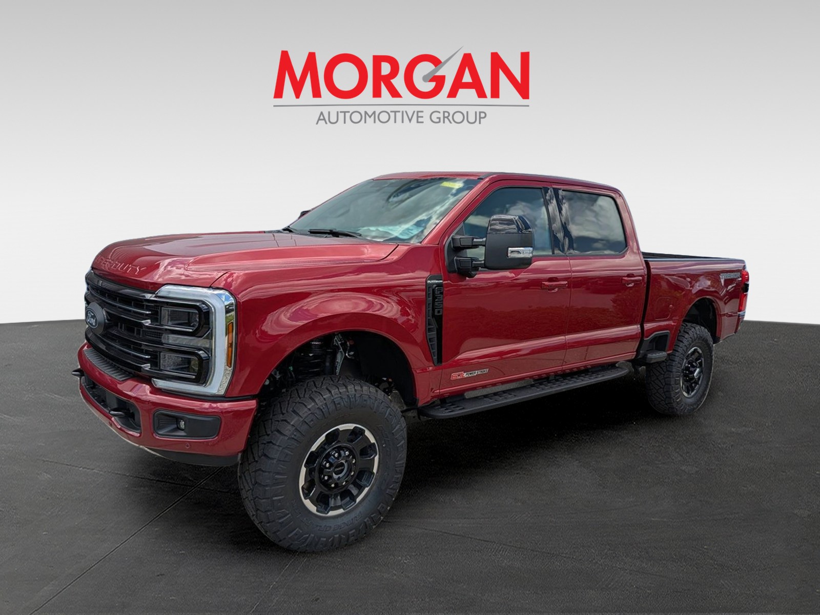 New 2026 Red Ford Platinum LEVELED ON 37