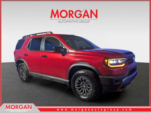 2026 Honda Passport TrailSport in Radiant Red Metallic II — front three-quarter view