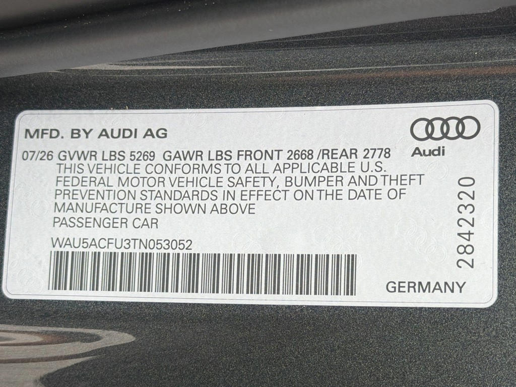 New 2026 Daytona Gray Pearl Effect Audi Premium Plus image 43
